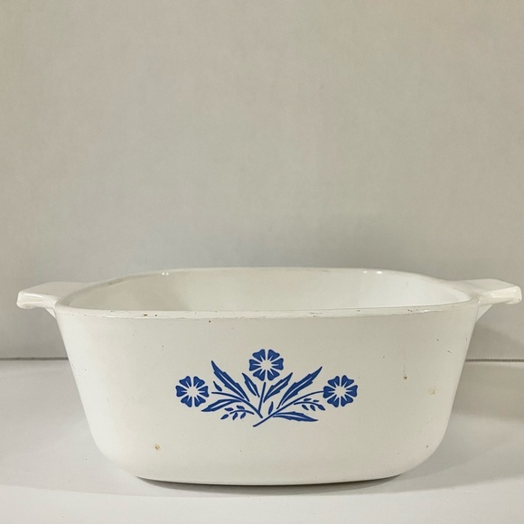 Corning Ware 1 qt & 1.5 qt Cornflower Blue & Saucepan Cradle P-11-M-1 - Picture 2 of 13